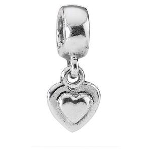 Pandora double heart dangling charm